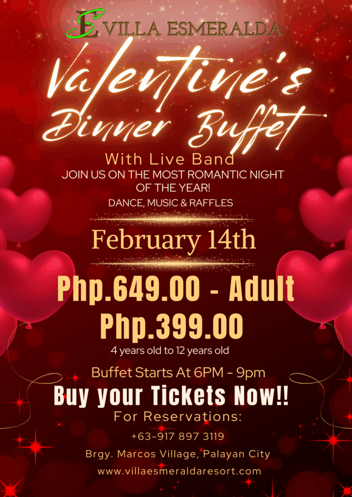 VALENTINES DINNER BUFFET 2026
